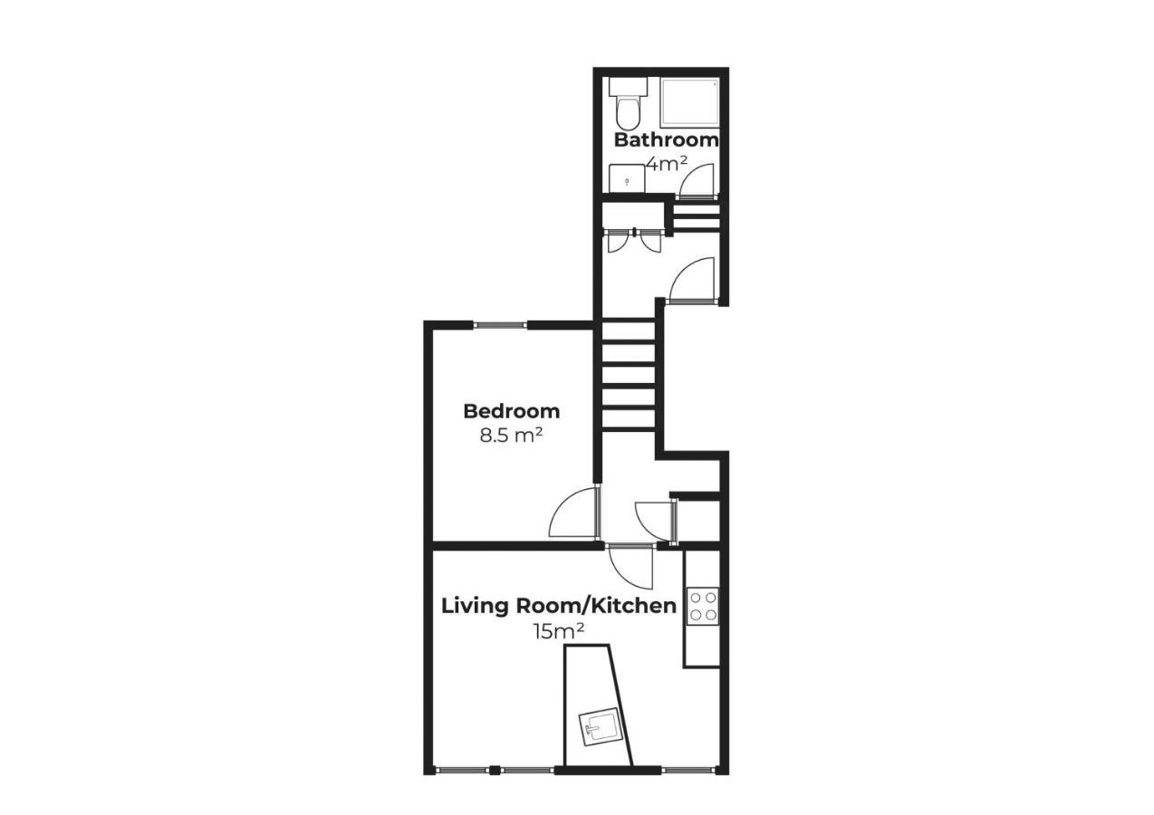 Вилла Manderley Penthouse Сент-Айвс Экстерьер фото